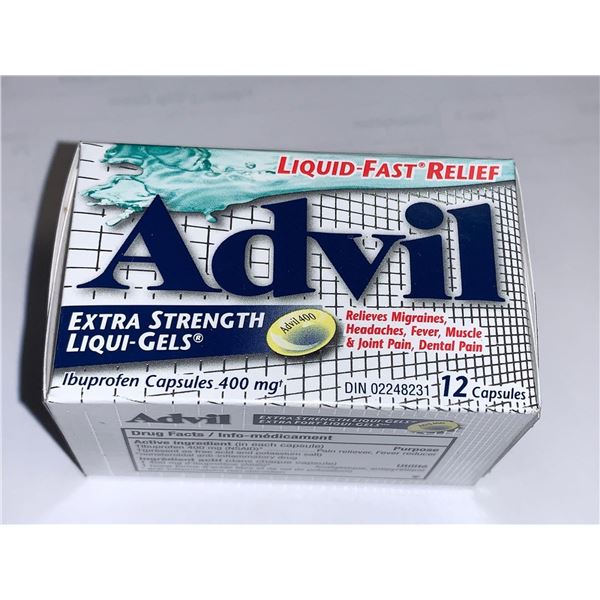 Advil Extra Strength Liqui Gels Ibuprofen 12 x 400mg