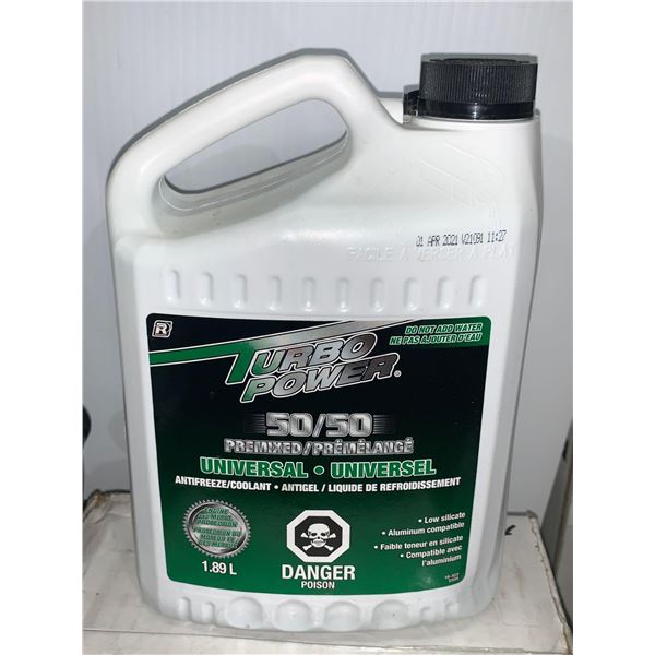 Turbo Power 50/50 Premium Antifreeze Coolant 1.89L