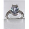 Image 1 : Ladies Oval Cut 1.0 Carat Solitaire Vera Styled Engagement ring size 7