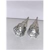 Image 2 : Ladies Brilliant Cut 1.0 Carat Solitaire Stud Earring Set