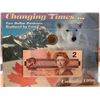 Image 1 : Royal Canadian Mint Changing Times 1996 Commemorative $2.00 Bill replaced by thr Twoonie
