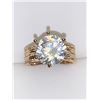 Image 2 : Ladies 2.0 Carat Round Brilliant C ut Solitaire 14K G.P. Engagement ring size 7