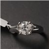 Image 1 : 10K White Gold Diamond (1.03Ct,I2,G-H) Ring (~Size 6.75) (~weight 2.5g), Made in Canada, Appraised R