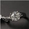 Image 2 : 10K White Gold Diamond (1.03Ct,I2,G-H) Ring (~Size 6.75) (~weight 2.5g), Made in Canada, Appraised R