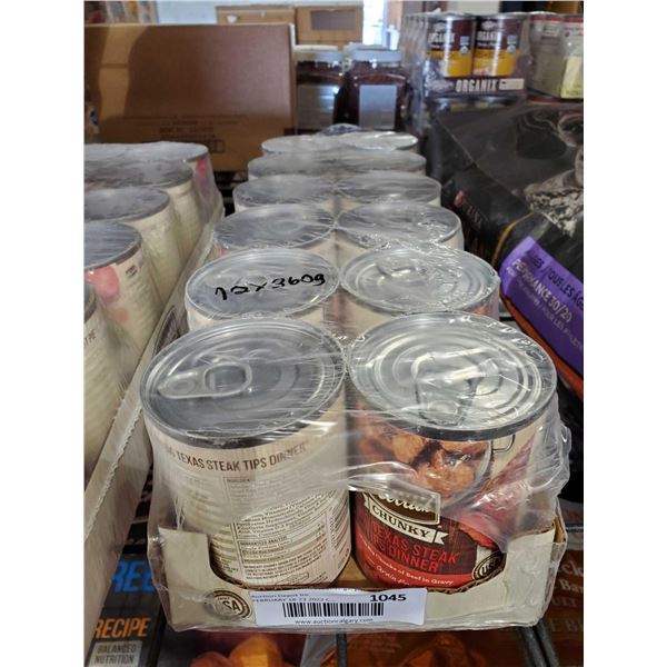 Merrick Grain Free Chunky Big Texas Dinner Wet Dog Food 12x360g