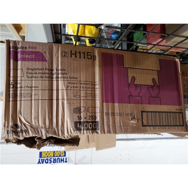 *NEW* Cascades Pre Select Tri Fold Brown Paper Napkins - 4000 Count