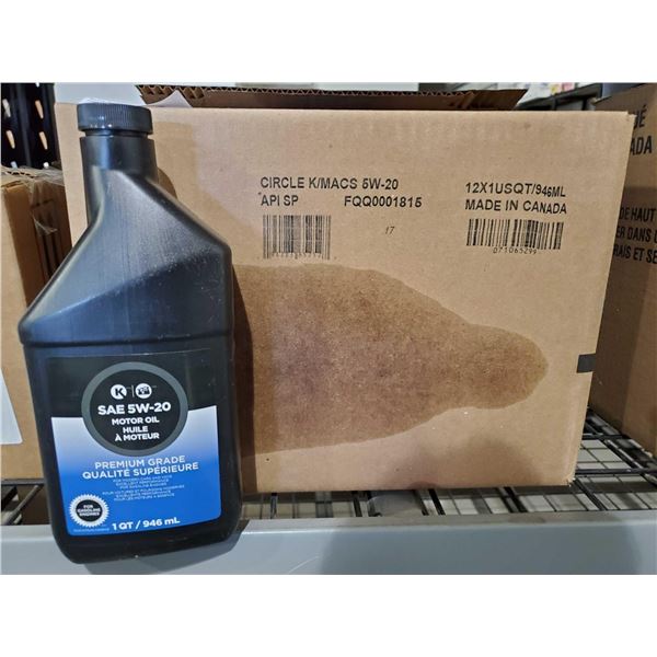 Circle K SAE 5W-20 Motor Oil 12x946ml