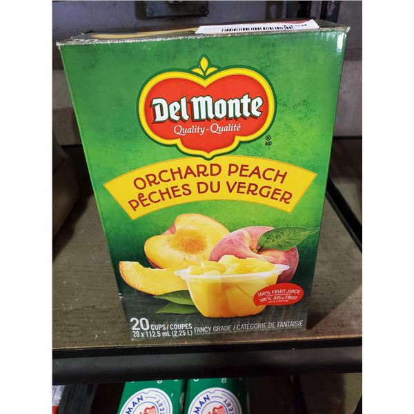 Del Monte Orchard Peach Furit Cups 20x112.5ml
