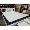 Image 2 : *NEW* Floor Model Queen Size zoned pocket coil Euro Top Mattress with box spring ( sold as a set)