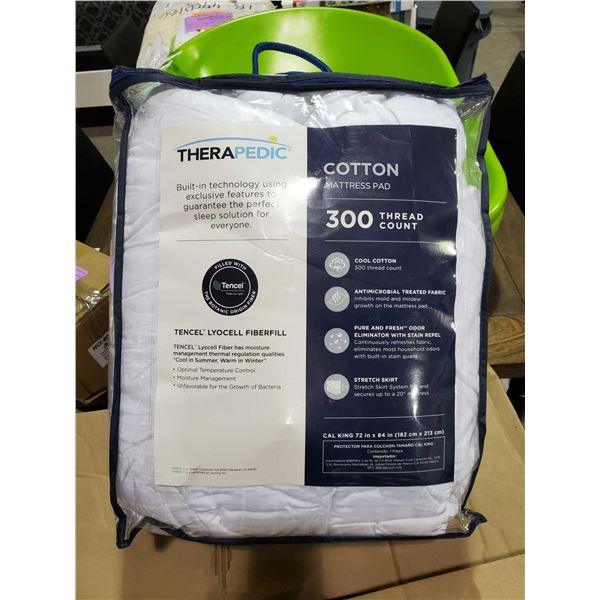 *NEW* Therapedic 300 Thread Count Mattress pad - King Size