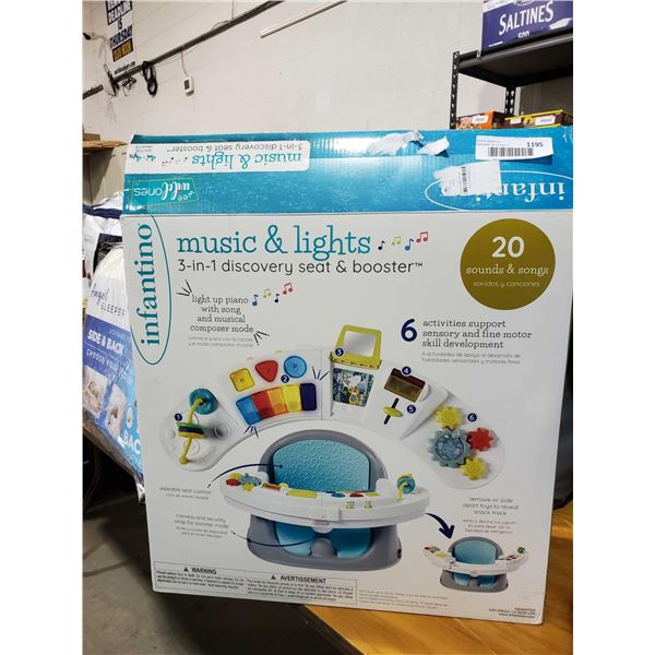 *NEW* Infantino Music & Lights Discovery & Booster Seat