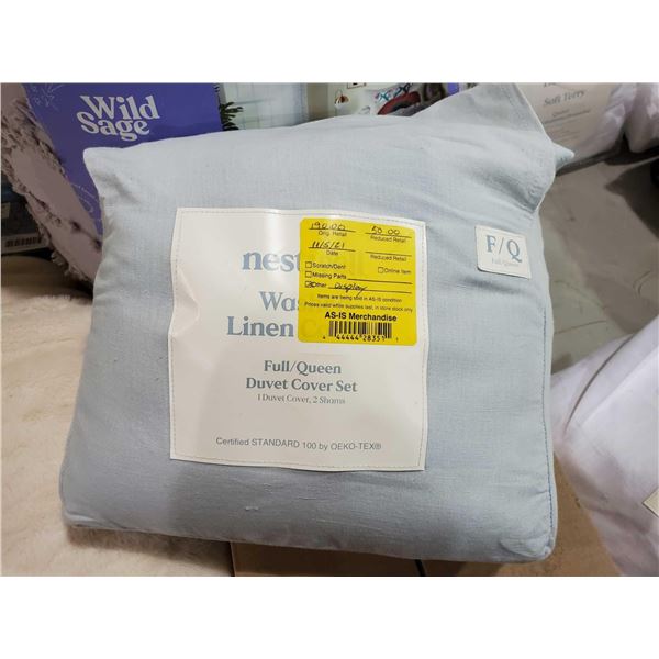 *NEW* Nestwell Full/Queen Duvet Cover & 2 Sham Set