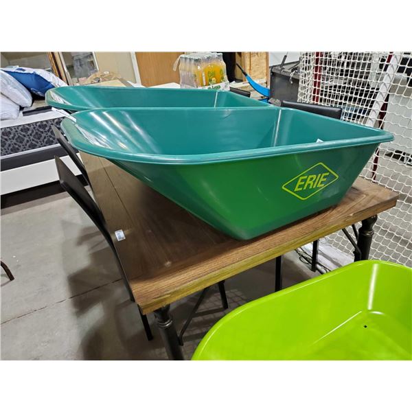 *NEW* Erie 6 Cu Ft Wheel Barrow Tub X2