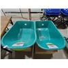 Image 2 : *NEW* Erie 6 Cu Ft Wheel Barrow Tub X2