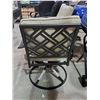 Image 3 : *NEW* 360 deg Spinning Patio Chair with Removable Cushions