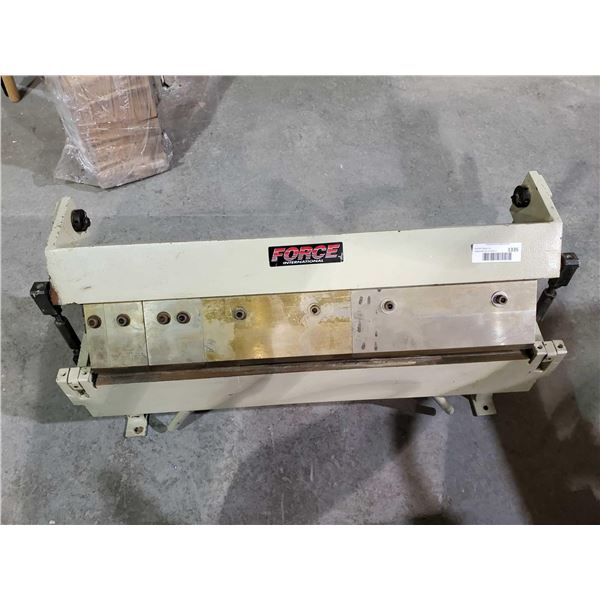 Force 24 Inch adjustable Sheet Metal Brake bending unit.