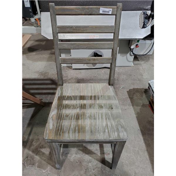 Distressed Look Wooden Chair
