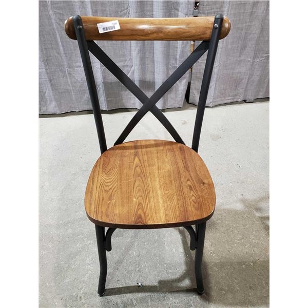 Wooden & Metal Table Chair