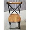 Image 1 : Wooden & Metal Table Chair