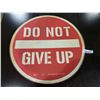 Image 1 : 20" Decorative Wall Hanging "DO NOT GIVE UP"