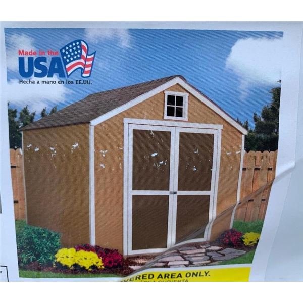 NEW Heartland Belmont Ready to assemble 8x10 Shed Kit ( freight claim, package has slight damage on 