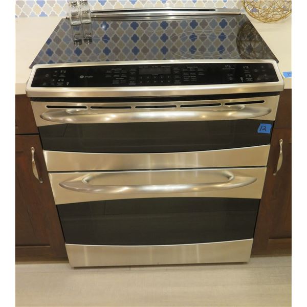 GE Profile 30” Slide-in Cooktop and Double Oven, P S978S T1SS
