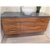 Image 7 : Floating Vanity w/ Wooden Cabinet/Drawers, Counter, Glacier Bay Sink & Faucet