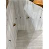 Image 4 : Wooden Pineapple Motif Display Shelving Unit - Whitewashed Tone