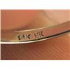 Image 8 : Gold 14K HK w/ Diamond Accents Ring in Flower Shape, Size 7.5
