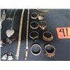 Image 2 : Multiple Jewelry Items: Necklaces, Bracelets, Rings, Pendants, Earrings, etc