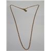 Image 1 : Gold 14K Link Chain Necklace Italy 22"L  10.07g