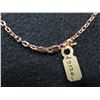 Image 4 : Gold 14K Link Chain Necklace Italy 22"L  10.07g