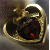 Image 8 : Qty 2 Pair Stud Earrings: 14K Heart w/ Clear Stone & Pearl  4.92g