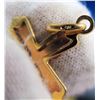 Image 8 : Qty 3 Pendants: 2 Crosses (18K & 14K w/ Jesus) & 10K Heart w/ Clear Stones 4.64g