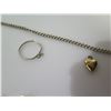 Image 8 : Misc Costume Jewelry: 5 Bracelets, Rope Chain, Ring, Button, Pendants, Earrings, etc
