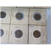 Image 8 : Qty 30 Collectible Coins in Cardboard Holders 1919 - 1950's