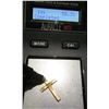 Image 6 : Gold 14K Necklace 18"L (Broken) w/ Pearl Dangle & 14K Cross Pendant 7.98g