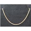 Image 1 : Gold 14K Twist Rope Chain Necklace G-City 18"L  18.53g