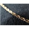 Image 2 : Gold 14K Twist Rope Chain Necklace G-City 18"L  18.53g