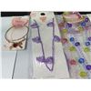 Image 8 : New Misc Jewelry: Butterfly Set, Claire's Bead Necklace, Light Up Horses, Bracelet