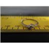 Image 8 : Gold 10K Ring w/ Single Diamond Size 5,  1.12g