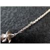 Image 8 : Qty 2 Sterling 925 Chain Necklaces: 1 w/ Plumeria Floral Pendant 14.49g