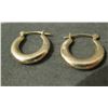 Image 1 : Gold 14K Hoop Earrings 0.76g