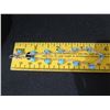 Image 7 : Gold 14K Bracelet w/ Natural Turquoise Stones Approx. 8"L,  5.80g