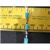 Image 9 : Gold 14K Bracelet w/ Natural Turquoise Stones Approx. 8"L,  5.80g