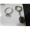 Image 2 : Misc Jewelry: Necklaces, Abalone Pendant, Bangle Bracelets, Rings, Money Clip, etc