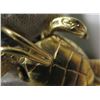 Image 8 : Gold 14K Turtle Pendant w/ Clear Stone Accents 1.25"L,  7.28g