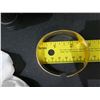 Image 8 : Gold 14K Hawaiian Bracelet w/ Enamel Lettering 'Kuuipo' 3" Diameter,  32.12g