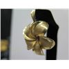Image 2 : Gold 14K Plumeria Pendant 6.91g