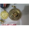 Image 2 : Qty Approx. 13 Pins & Medals: Military, Flags, Aviation, Coins, etc
